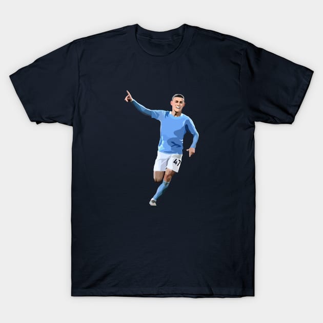 Phil Foden T-Shirt by Webbed Toe Design's